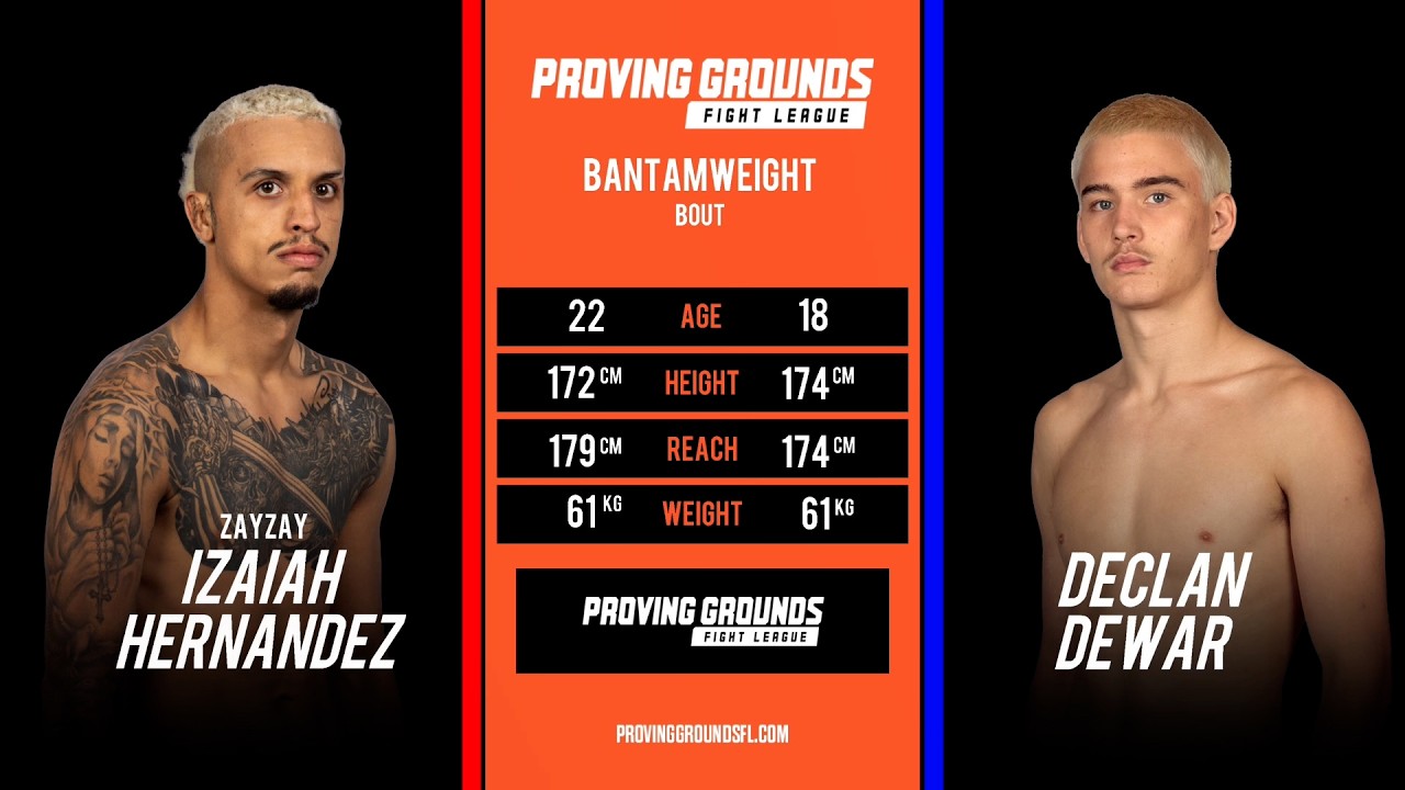 PGFL 8 - Izaiah Hernandez VS Declan Dewar - MMA Fight Video