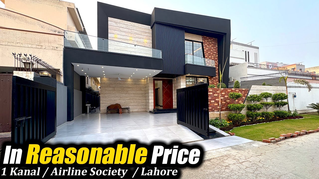 In Very Reasanable Price 1 Kanal House For Sale In Airline Society Lahore