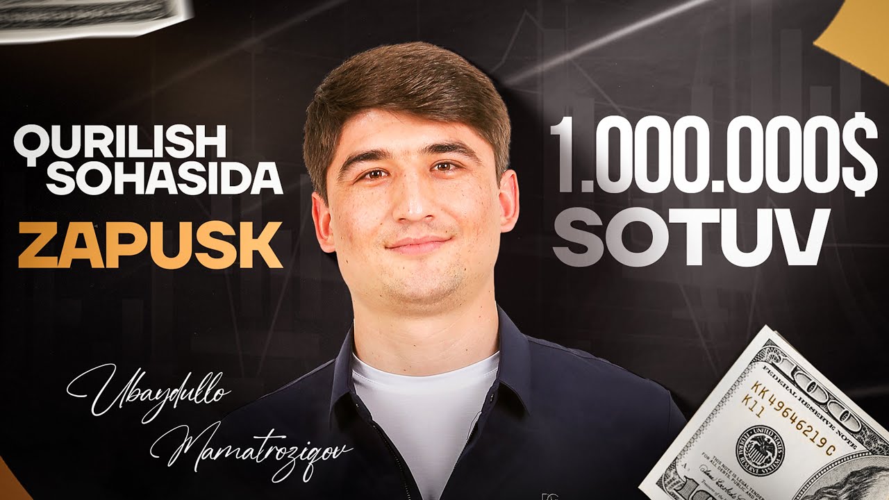 Qurilish sohasida 5 kunda 1.000.000$ dan oshiq sotuvlar | Запуск