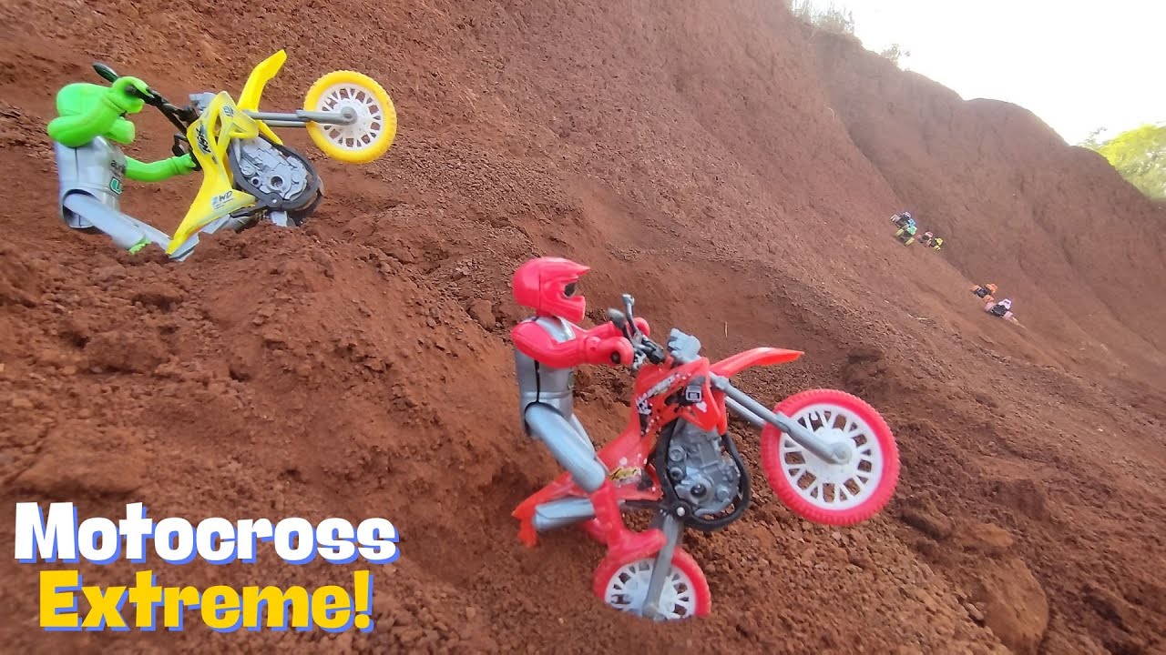 🏍️💨 Motocross Trial Practice Extreme Outdoor Racing Team 🏆 | Part 541A #toys