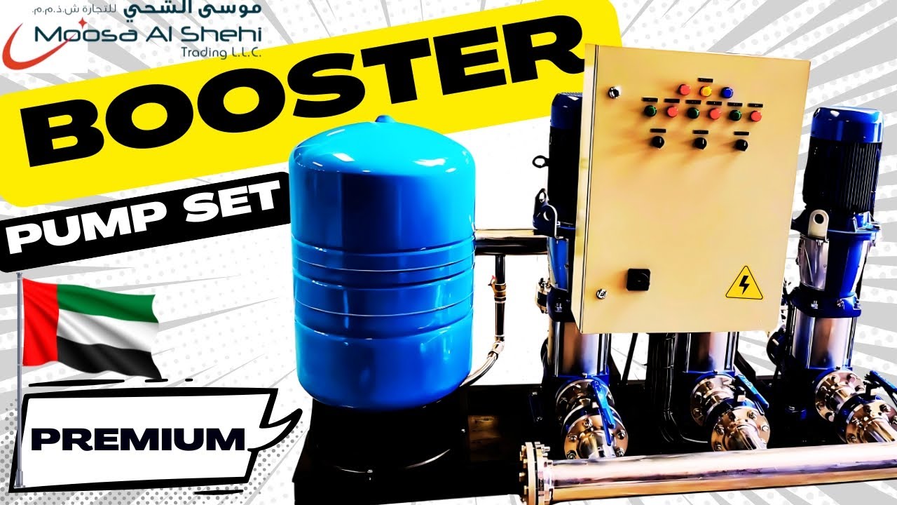 Booster Pump Set UAE | Best Water Pressure Solution for Villas, Buildings & Irrigation