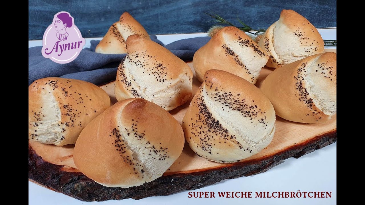 Die Besten Milchbr&ouml;tchen der Welt I Einfache Zubereitung, super weich und lecker