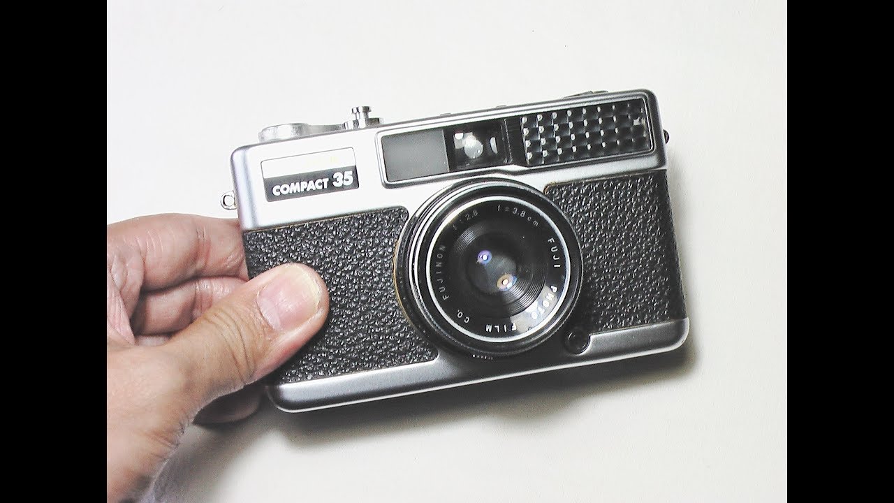フジフィルム フジカ 初代コンパクト35の使い方 How to use Fujica Compact35 1960s visual distance estimation camera