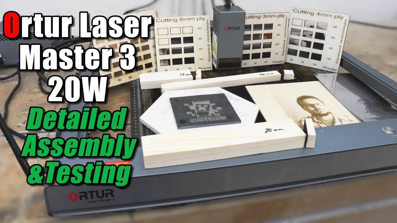 Ortur Laser Master 3 20W — подробная сборка и тестирование