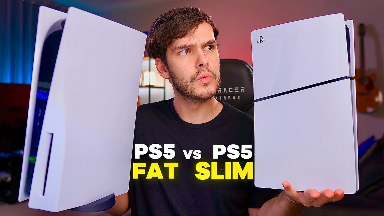 PS5 vs PS5 SLIM - QUAL É MELHOR? VEJA AS DIFERENÇAS