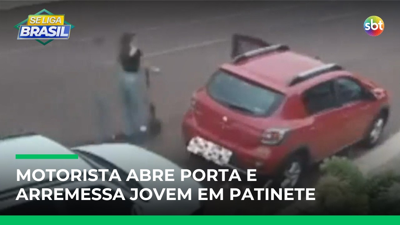 Adolescente fica em estado grave após colisão entre patinete elétrico e carro | #SeLigaBrasil