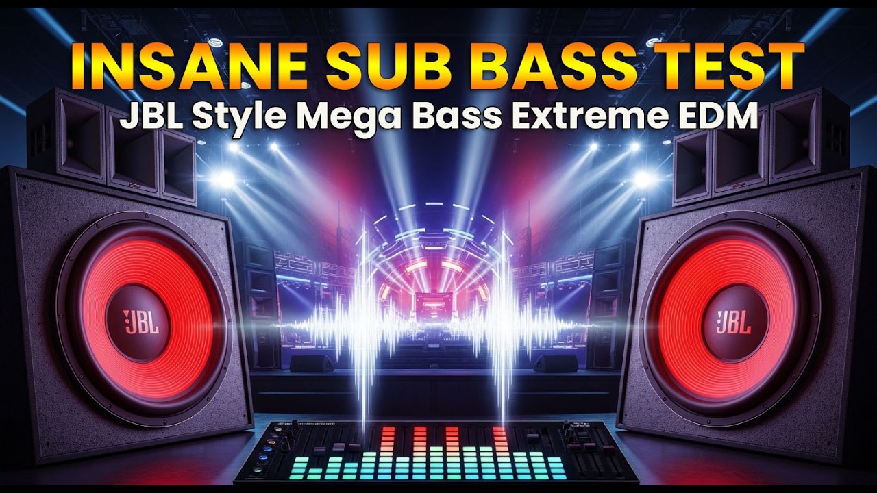 INSANE SUB BASS TEST 2026 🔊 JBL Style Mega Bass Boost | Extreme EDM Drop Low Frequency Demo