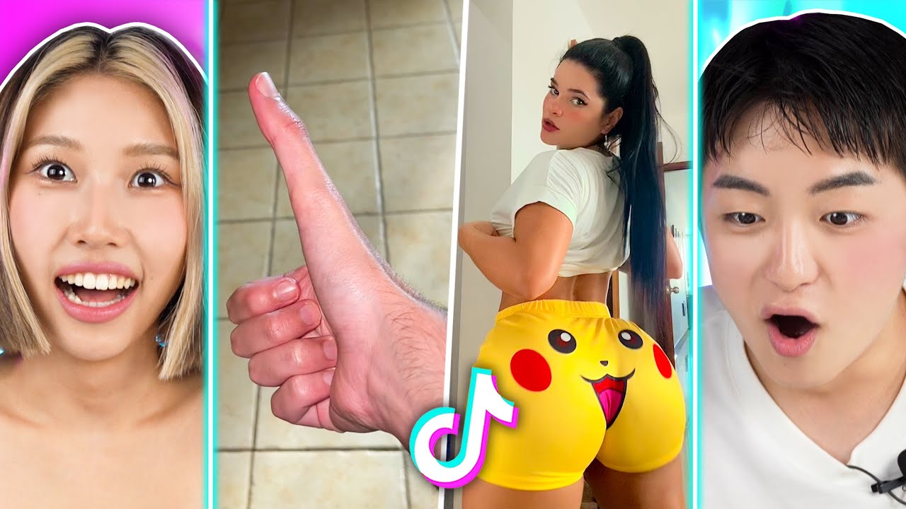 Koreans React To Weird Stuff Found On TikTok! | PEACH KOREA