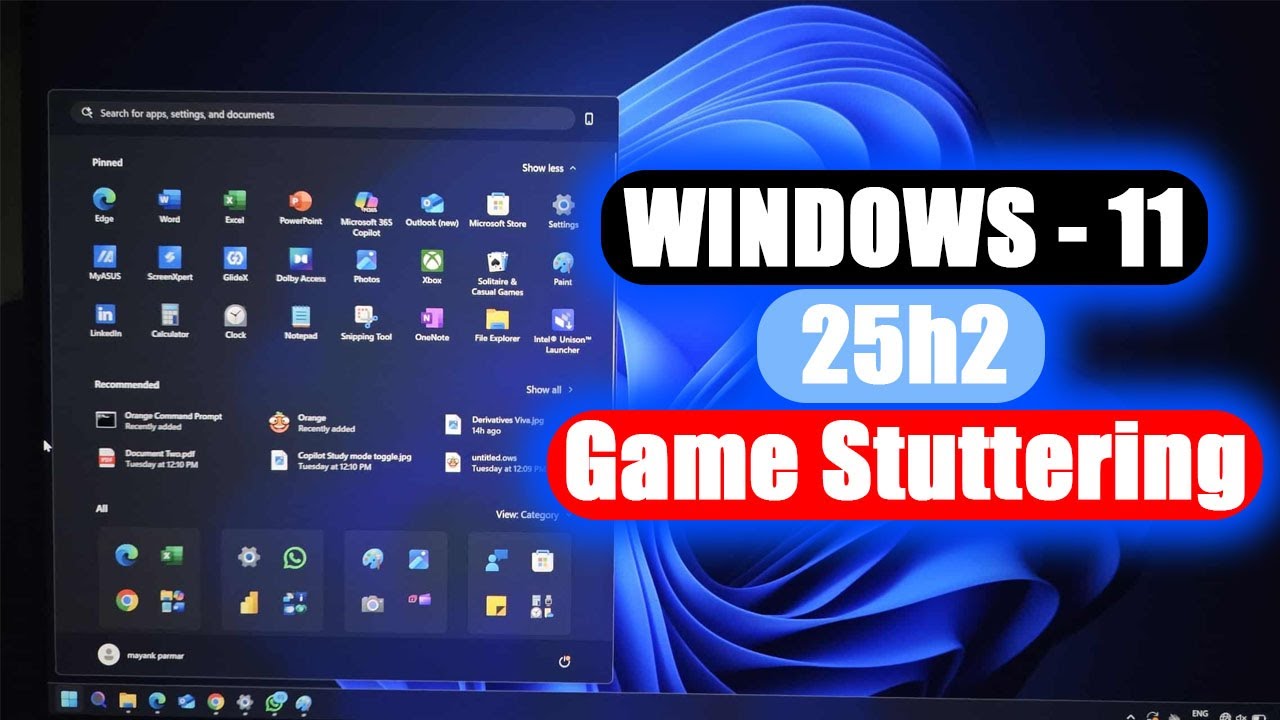 Исправление проблемы с заиканием в Windows 11 25H2 — Nvidia подтверждает это ✅