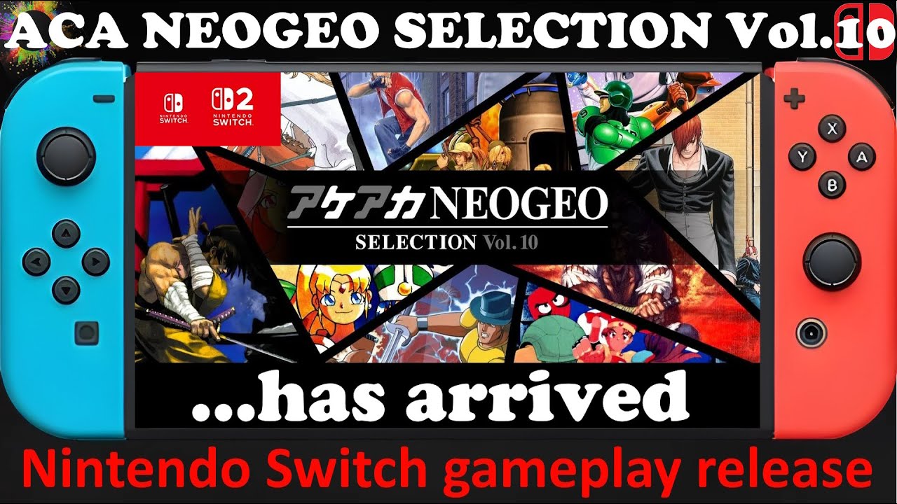 ACA NEOGEO SELECTION Vol.10 - Nintendo Switch / Switch 2 Compatible gameplay release