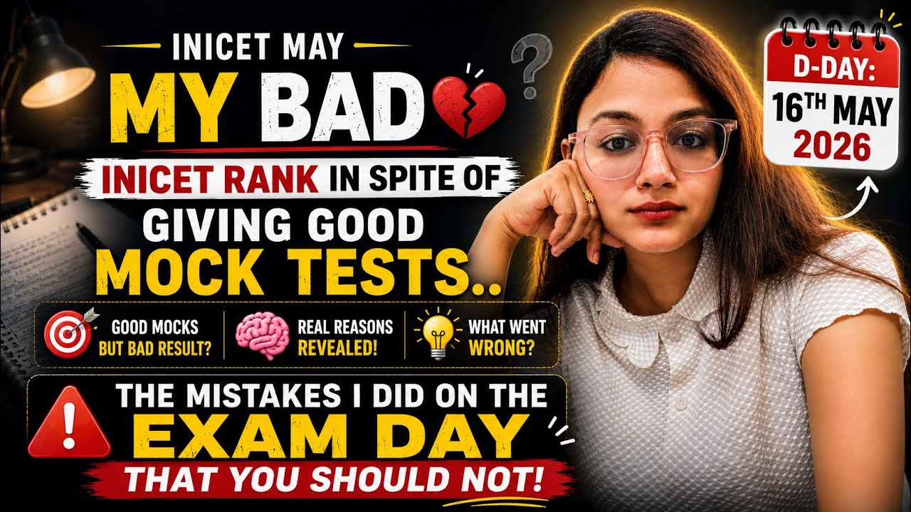 How I Ruined My INICET on Exam Day? 😭| INICET 2026 : The Exam Day Mistakes Nobody Talks About