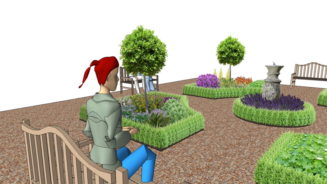 Small Parterre Style Garden