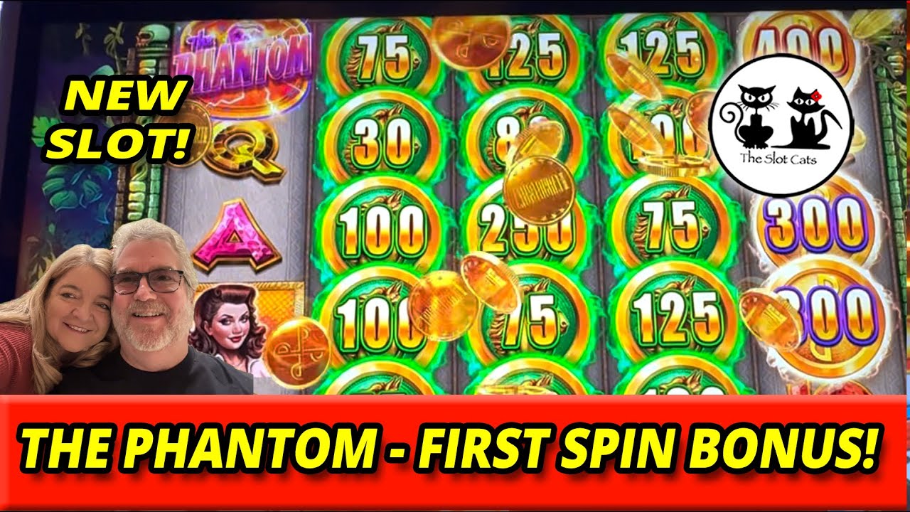 NEW SLOT! THE PHANTOM - WE GOT A FIRST SPIN BONUS! SEE WHY IT'S A NEW FAV! #theslotcats #bonus