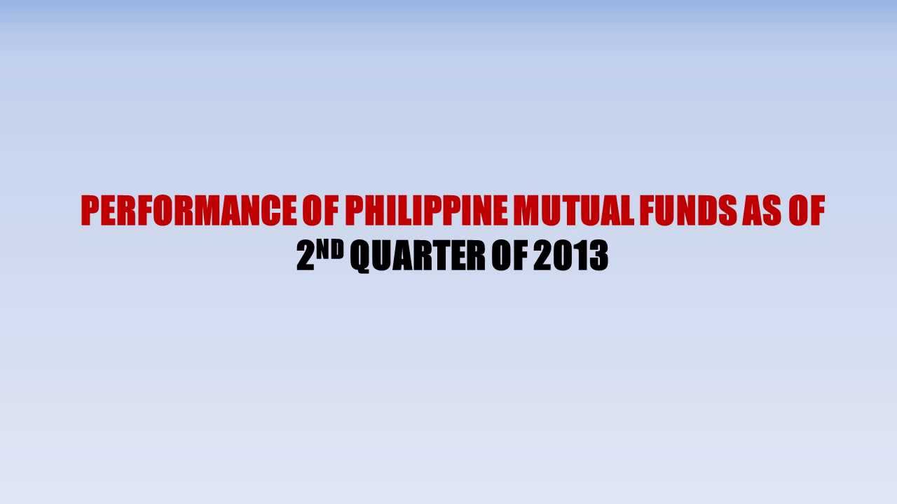 BEST PERFORMING MUTUAL FUNDS IN THE PHILIPPINES: Mutual Funds In The Philippines