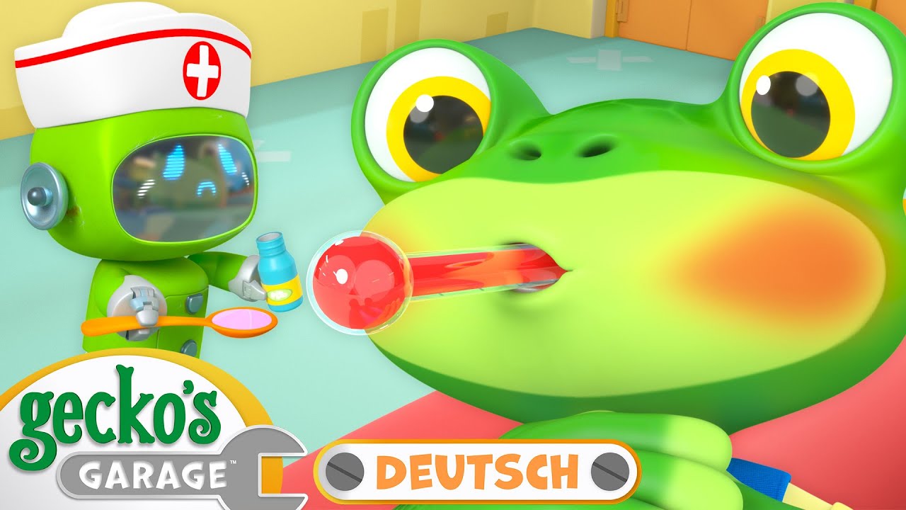 Gecko ist krank | 30-minütige Zusammenstellung｜Geckos Garage Deutsch｜LKW für Kinder 🦎🛠️