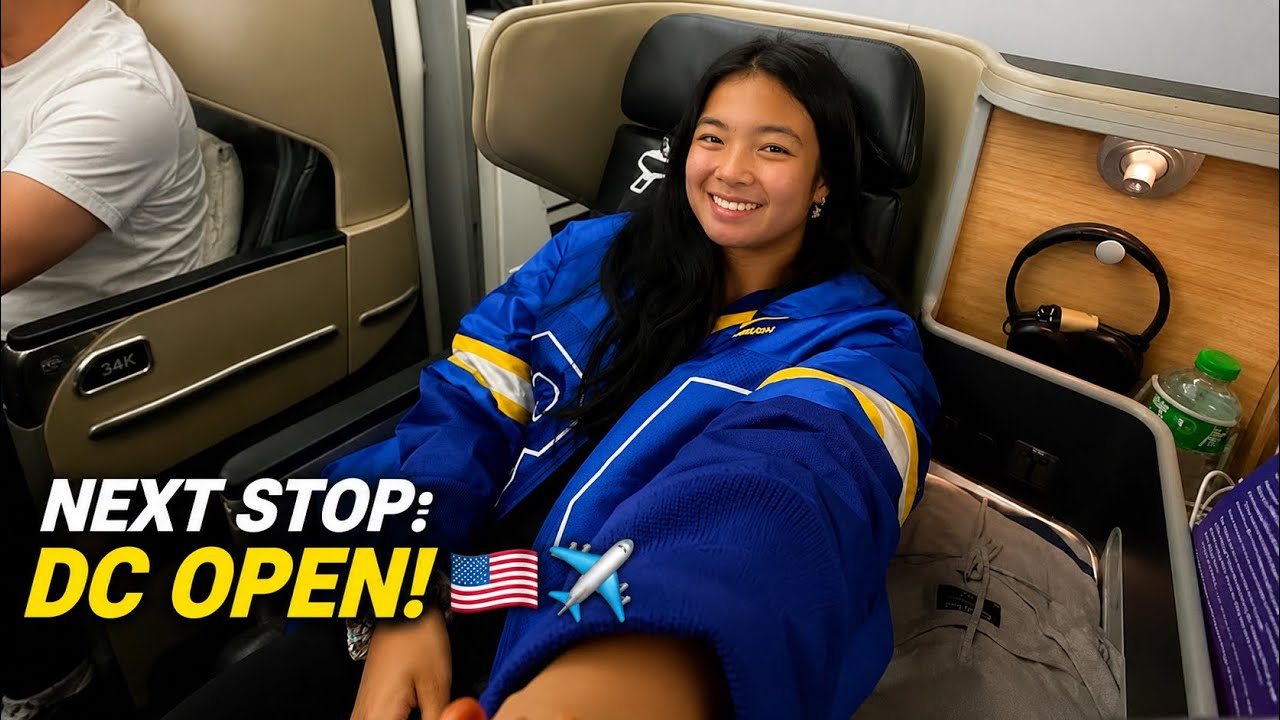 Alex Eala Takes Off for the DC Open&mdash;America, She&rsquo;s Coming! 🇺🇸🔥✈️ #alexeala  #tennis 