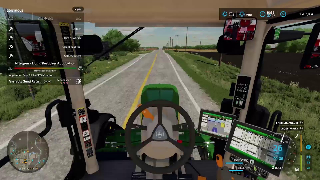 Harvesting.and,Planting. In Farming Simulator, 22.