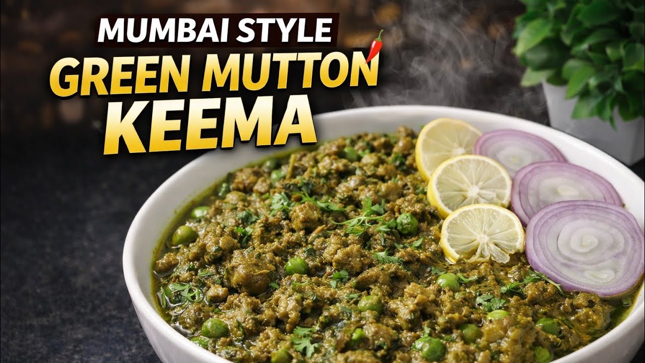 Mumbai Style Green Mutton Keema | Hara Keema Matar | Cooking with AF