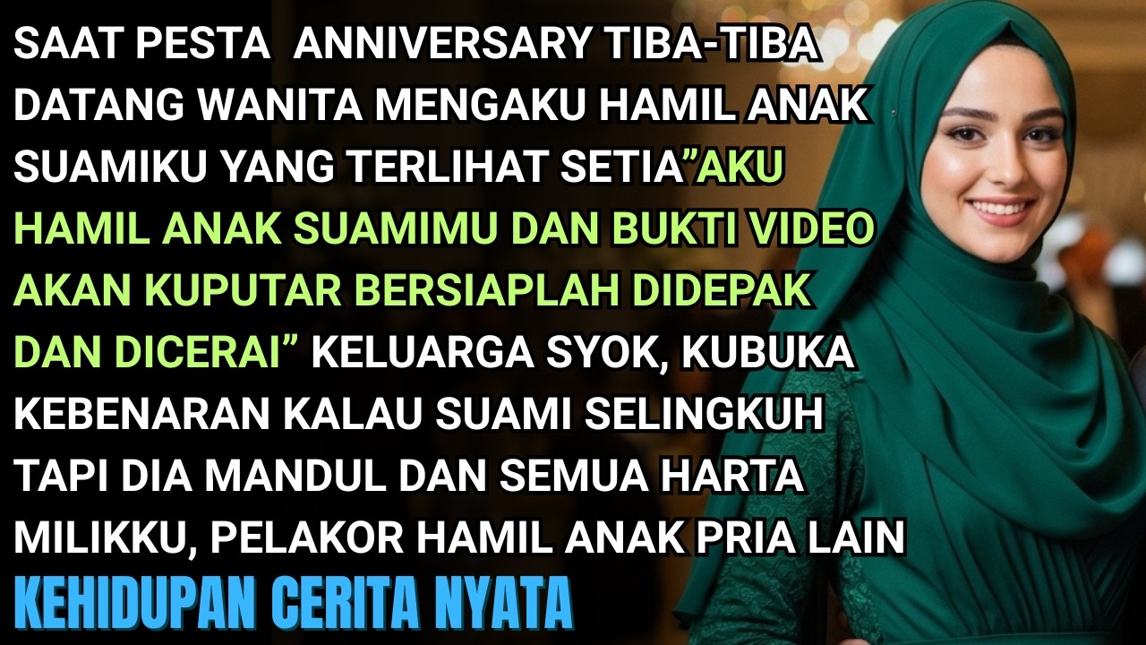 WANITA HAMIL DATANG DI ANNIVERSARY NGAKU HAMIL ANAK SUAMI, MREKA SLINGKUH TP YG BUAT SYOK TERNYATA..