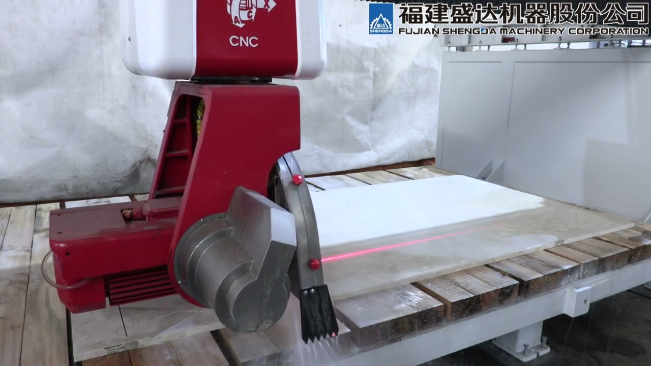 SHENGDA Stone Machinery ｜TYR CNC 5-axis bridge cutter