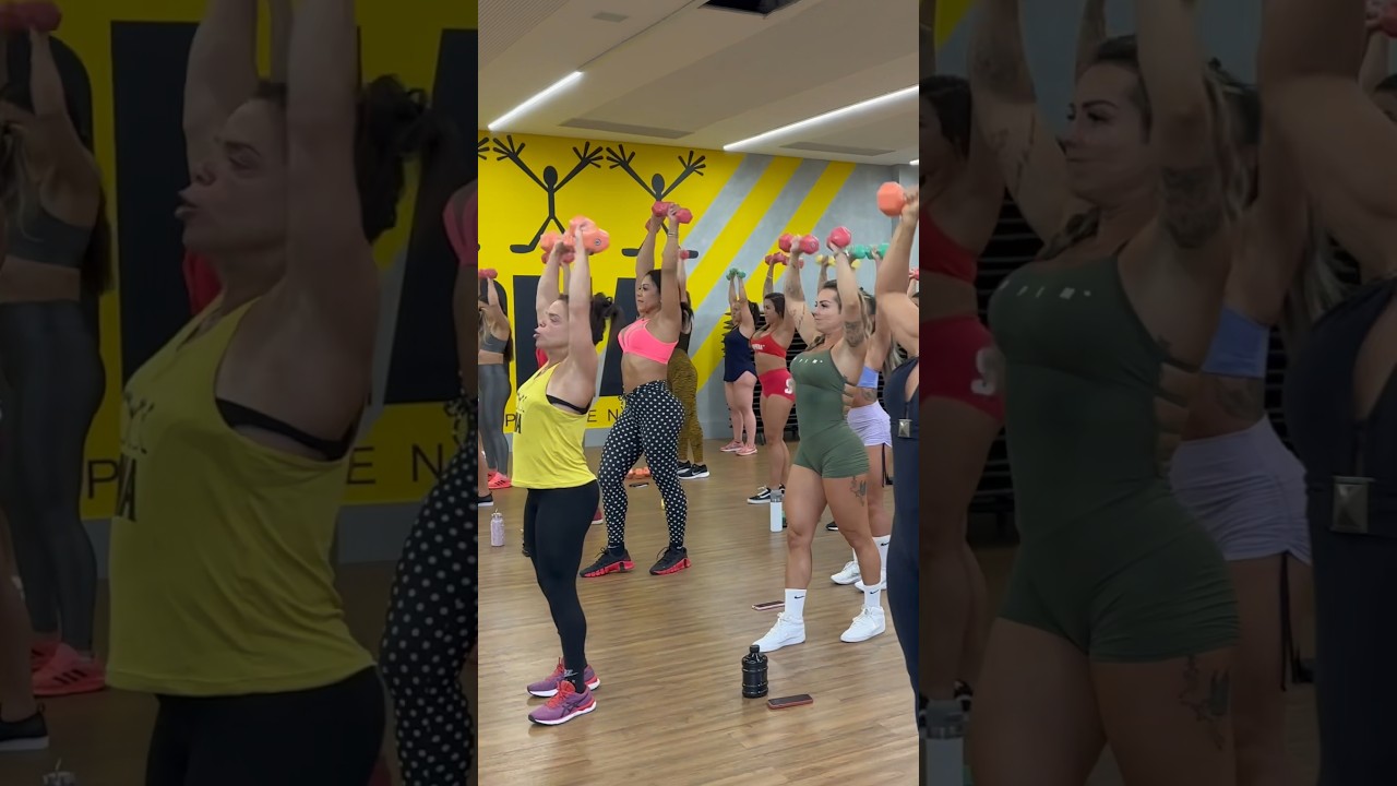 Aula de superiores com Carol Vaz na academia DNA! Treino de superiores! Treino para mulheres!