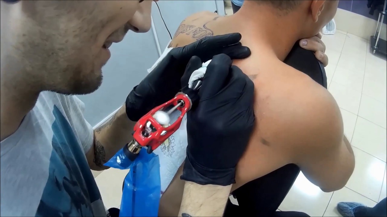 Cyborg machines (test tattoo machine on a brushless motor) Danil Samarsky BLACKBEARD