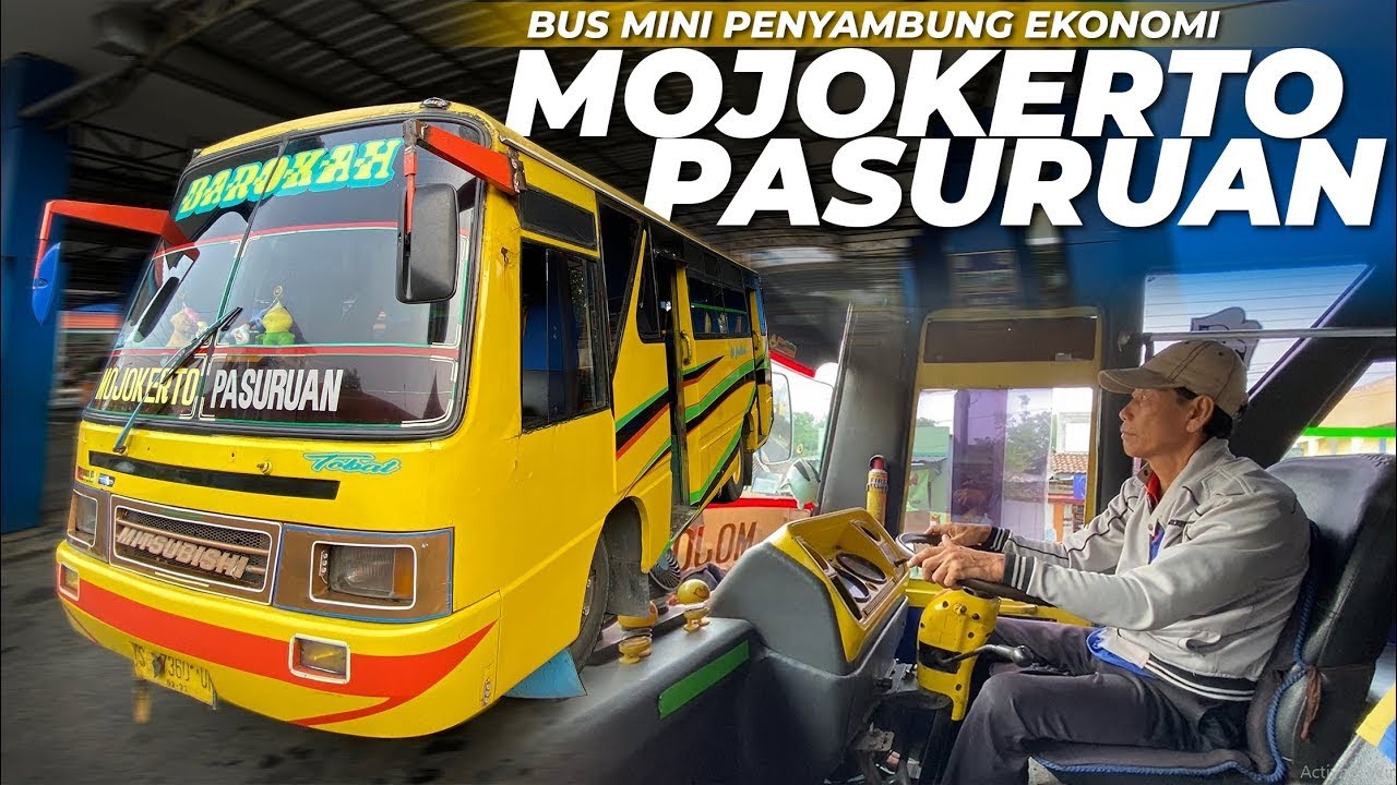 BUS LEGEND DI JALURNYA, MASIH KAH JADI PILIHAN PENUMPANG?? Trip Bus Kuning Mojokerto-Pasuruan