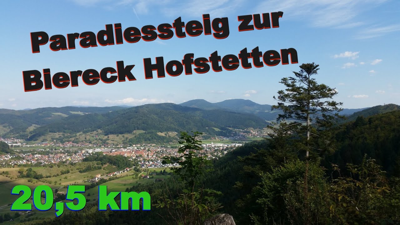 🌲 Paradiessteig zur Biereck Hofstetten (Ortenaukreis) 😊🚶☀🌿