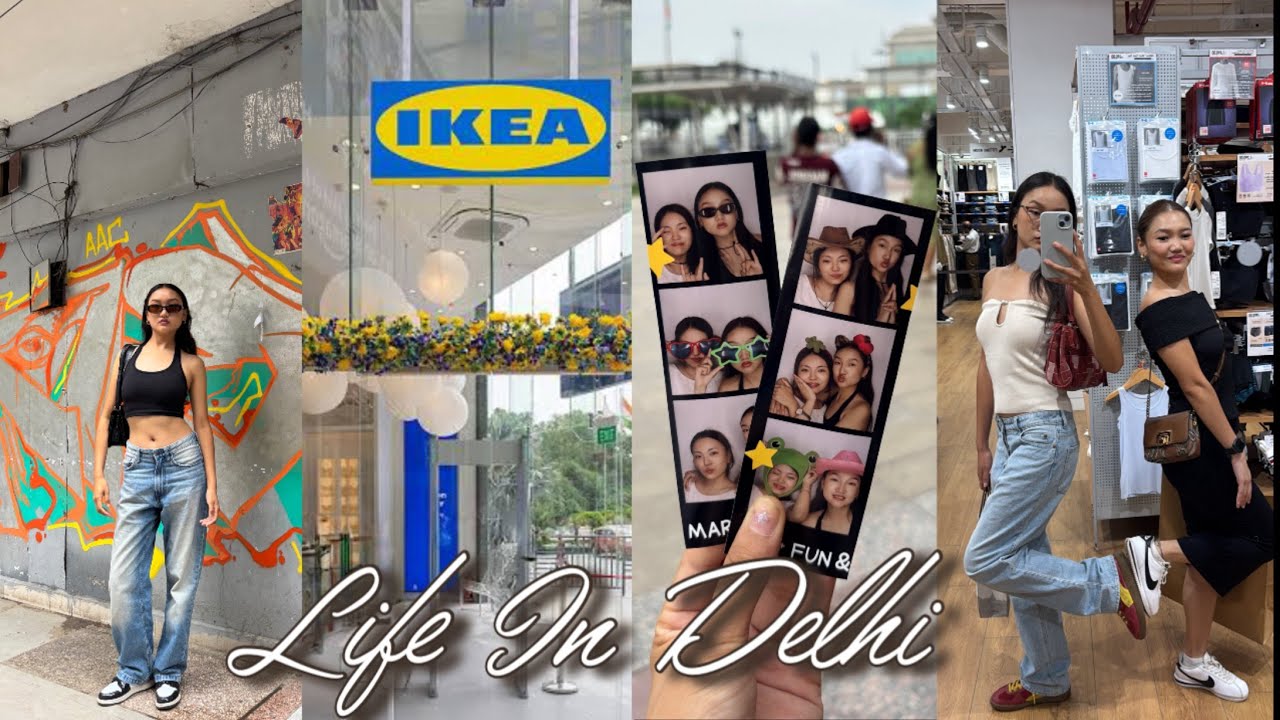 Delhi first ikea store || Haul video||Day in my life in Delhi ||Nursing Student|| Tibetan Vlogger 