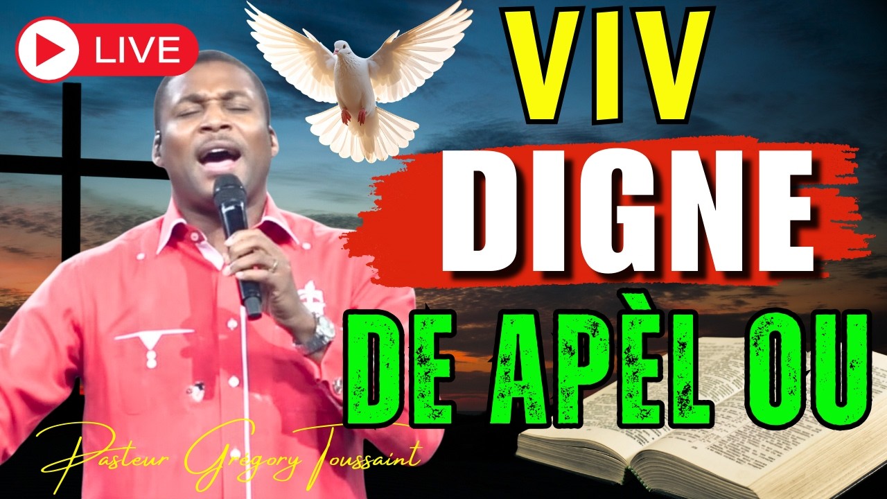 Viv Digne De Apèl Ou | Pa Kite Apèl Mennen w Kote Karaktè Pa Kenbe! | Priyè Pwisan #livestream