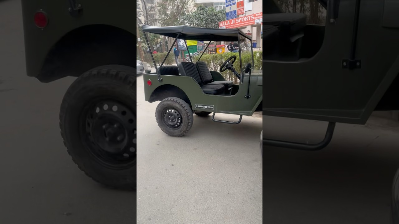 Electric jeep spotted | #jeep #mahindrathar #electric #ev #shorts #trending