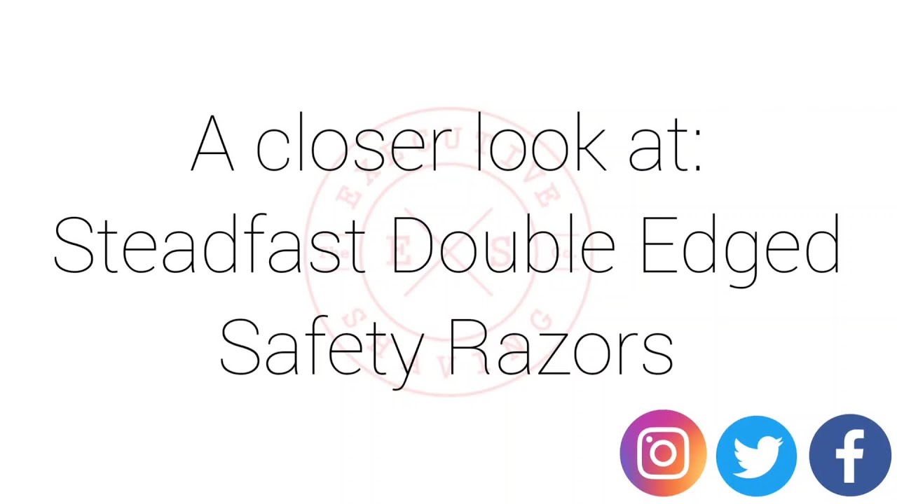 Steadfast Double Edged Safety Razors | Best Razors for Beginners and Sensitive Skin - Mild Razors