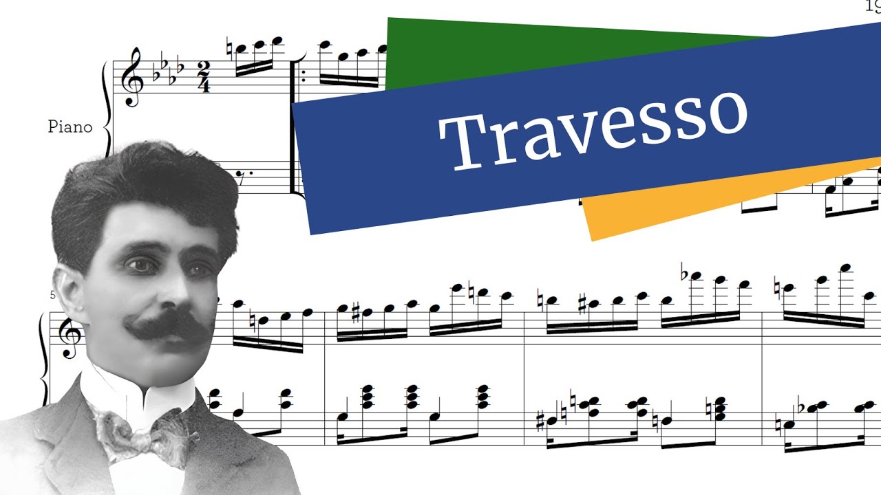 Ernesto Nazareth - Travesso (Maria Teresa Madeira, piano)