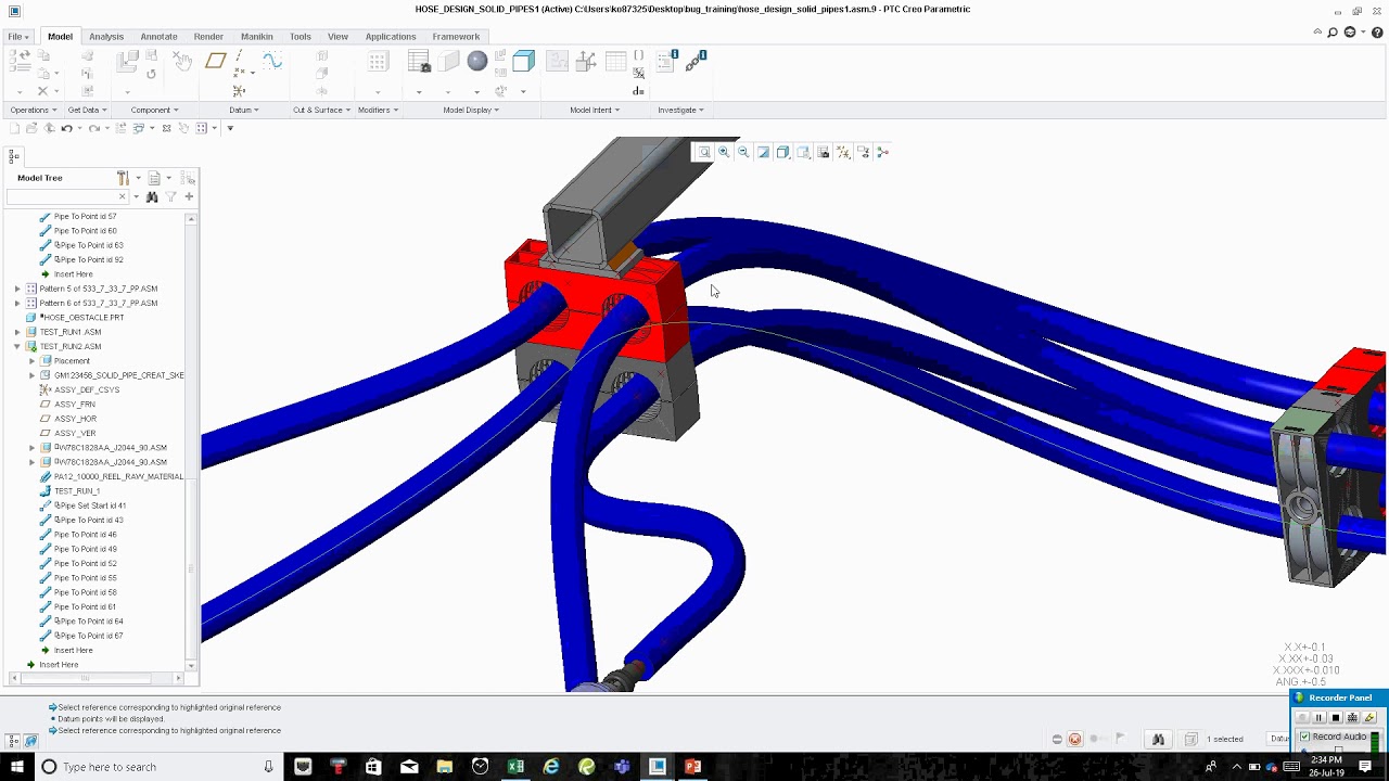 Creo Piping with Flexible Hoses  BUG User Meeting  07 26 19 session2