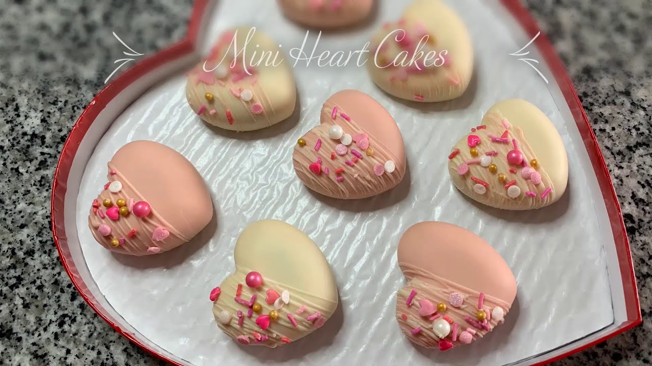 Mini Heart Cakes (Valentine's Day)