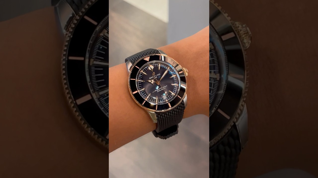The new SuperOcean Heritage Two-Tone #toronto #breitling #diverwatch