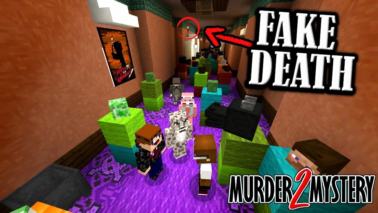 the BEST FAKE DEATH EVER DONE !! : Minecraft xbox Murder Mystery 2