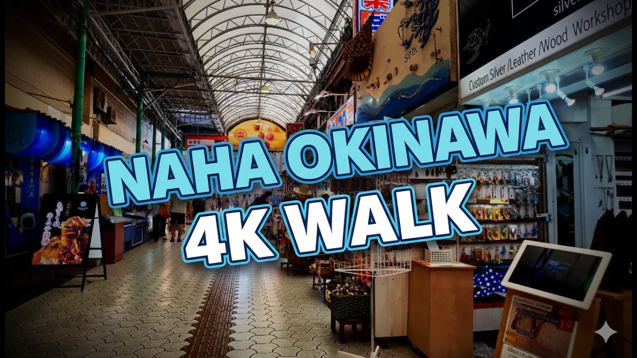 Walking Through Naha’s Kokusai Dori & Covered Market | Okinawa Japan 4K Walk