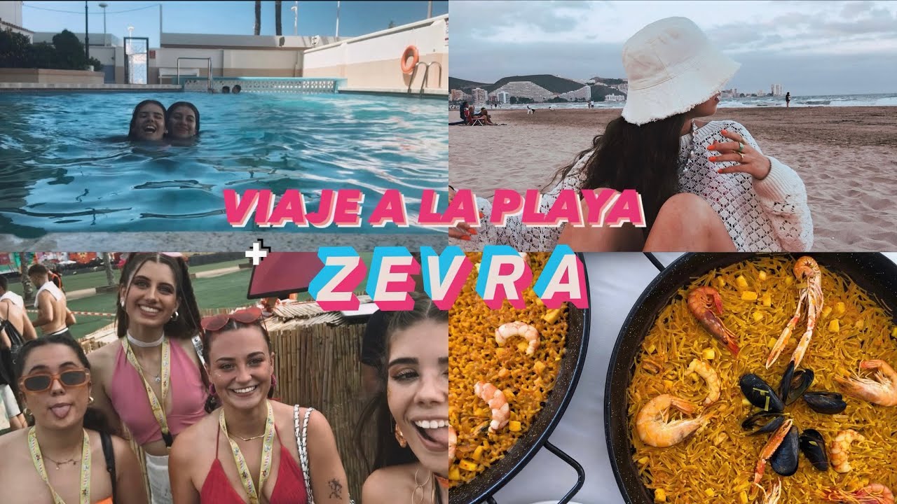VIAJE con mis amigas a la playa + ZEVRA festival ;)