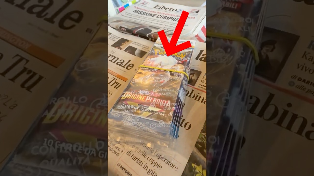 Le Bustine di CARTE Pokemon SCAM in EDICOLA...(?) #shorts