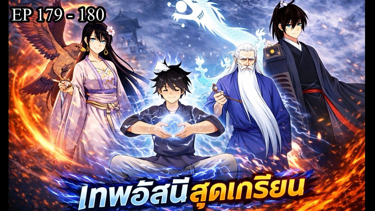 เทพอัศนีสุดเกียน [EP 179 - 180] #พากย์มังงะ 