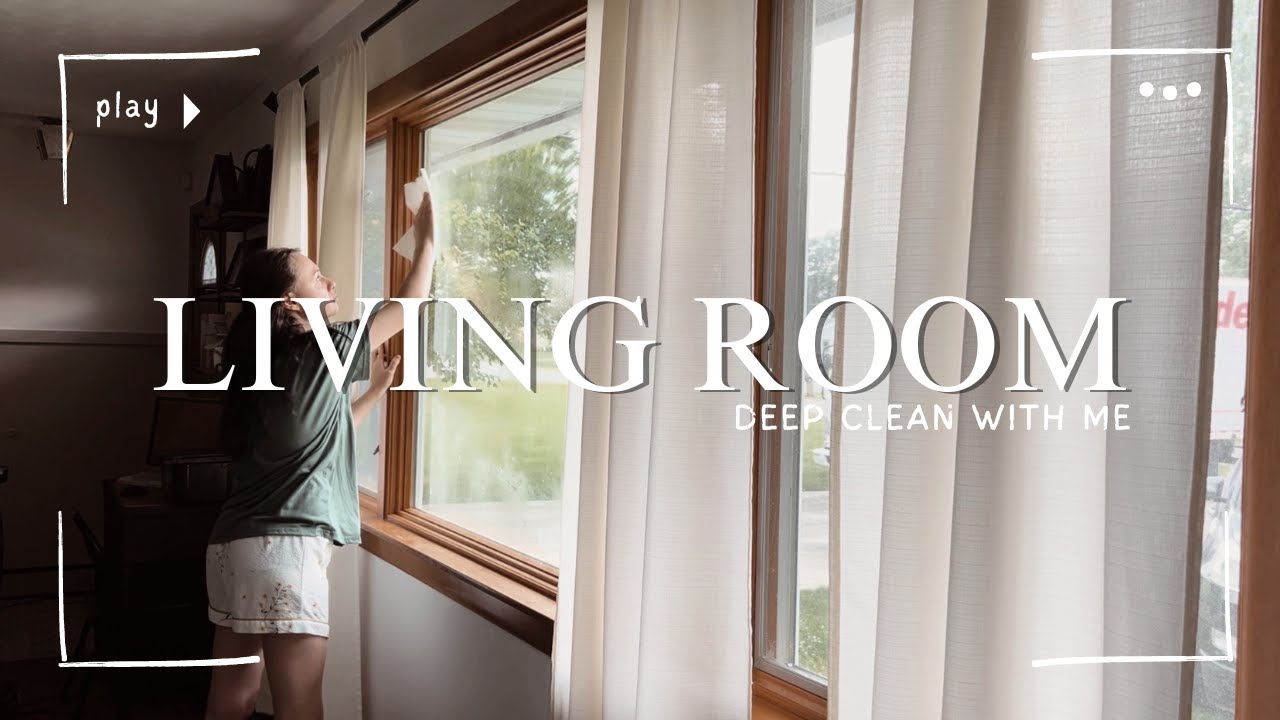 Living Room Deep Clean With Me - @heycolealene