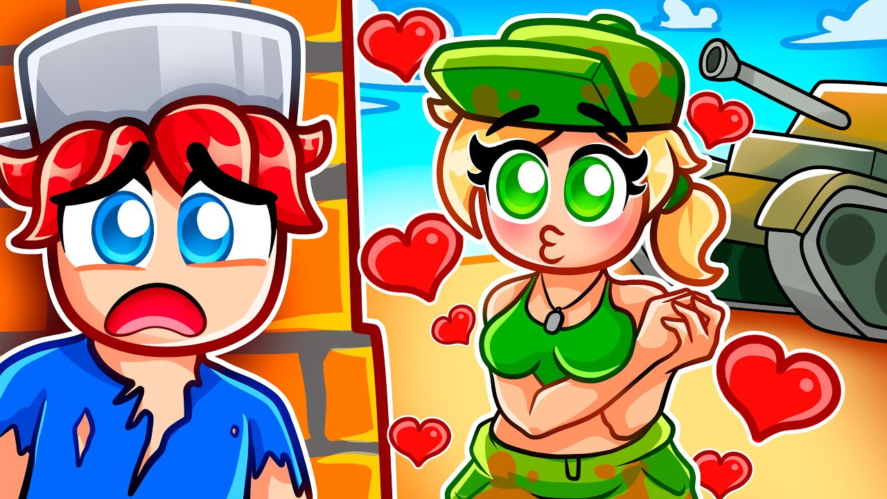 Military Girl Has a CRUSH On Me in Roblox Snapchat!