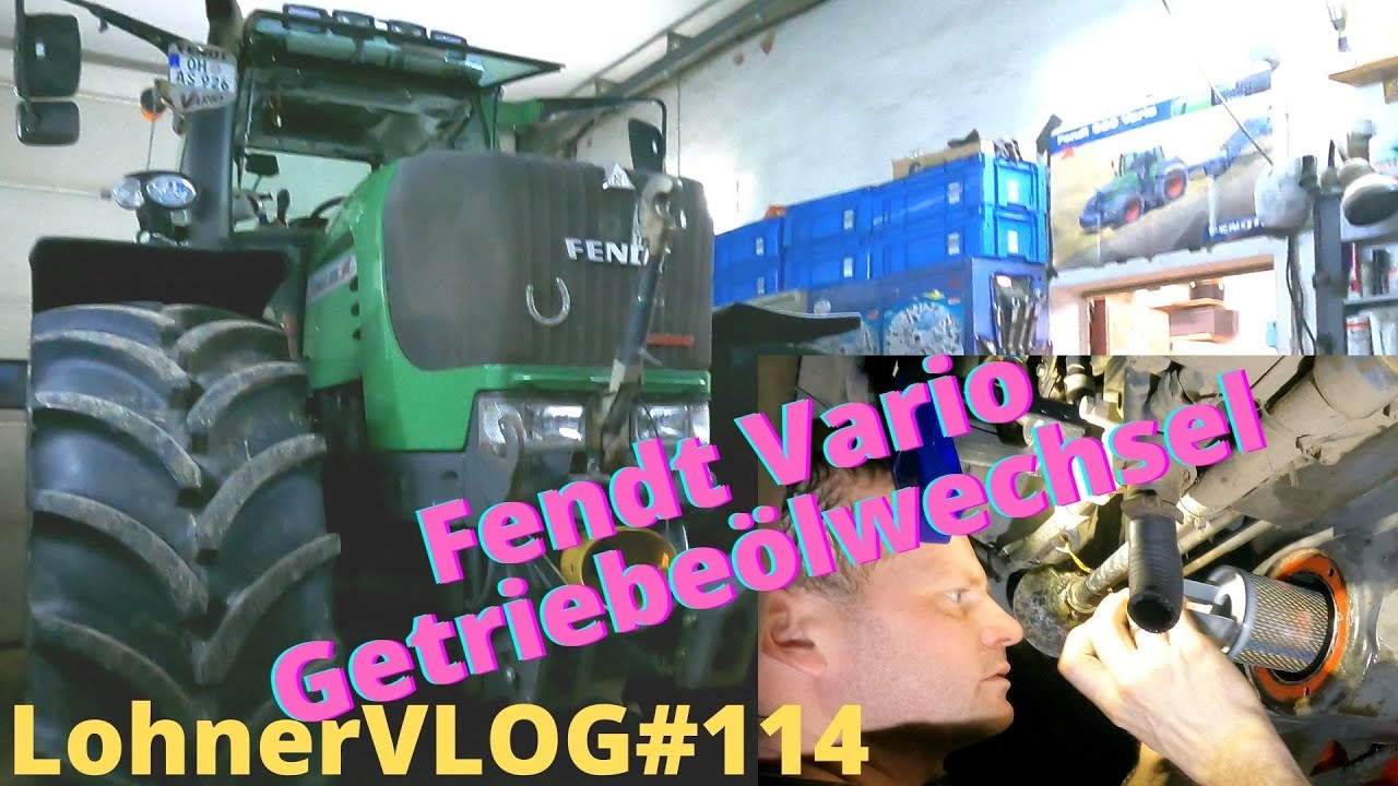 LohnerVLOG#114 Getriebeöl (Variogetriebe) beim Fendt 926 Vario TMS mit Filter wechseln, so geht´s!