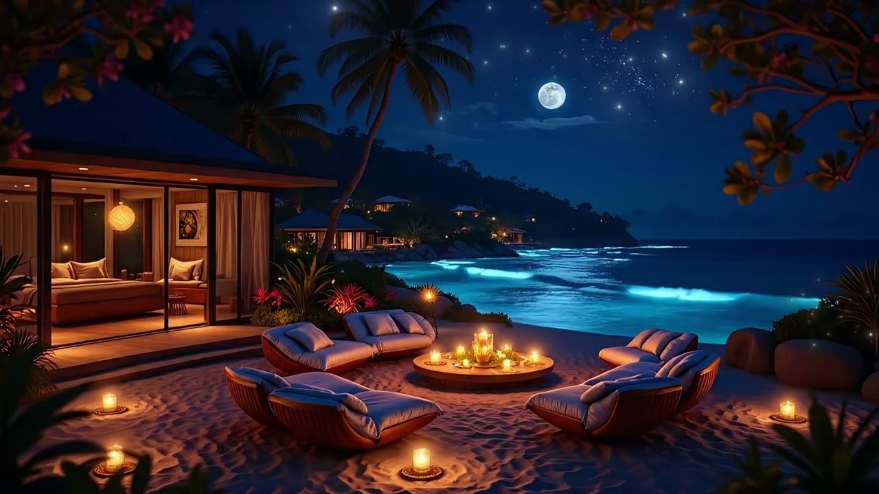 (NO ADS) Drift into Sleep in Minutes - Calming Piano & Ocean Waves for Deep Healing Sleep