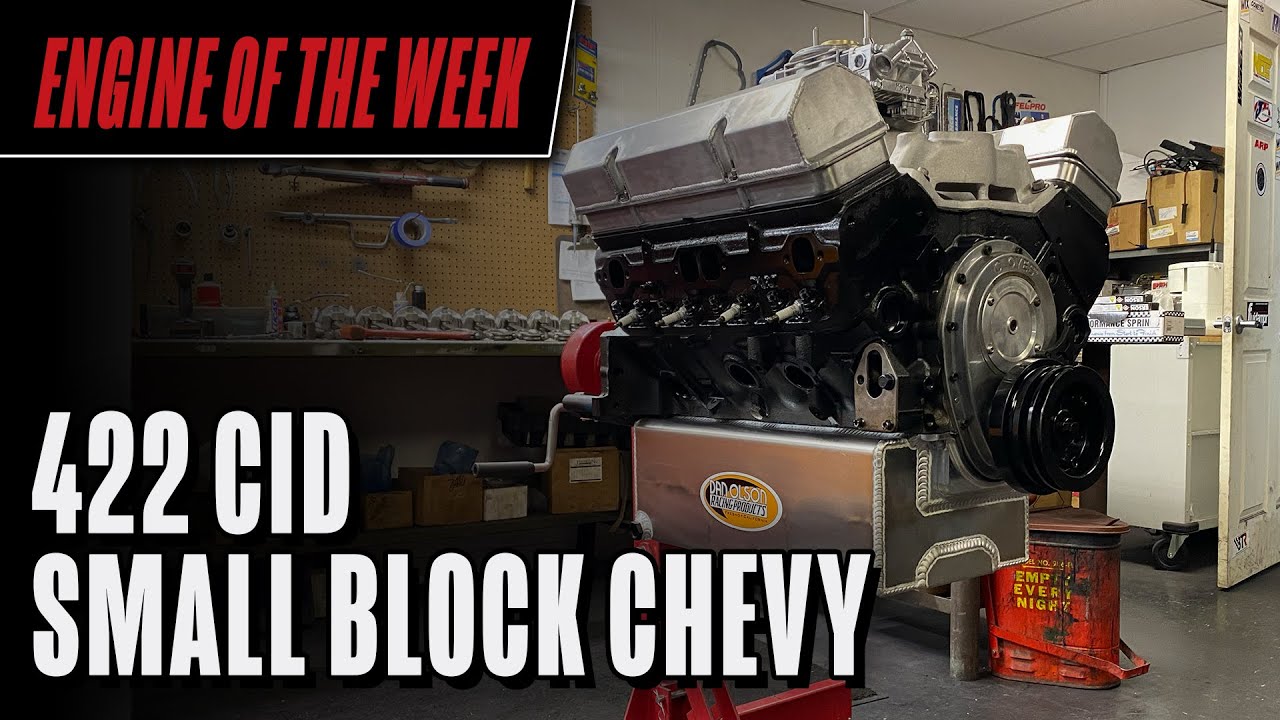 422 cid Small Block Chevy Circle Track Engine