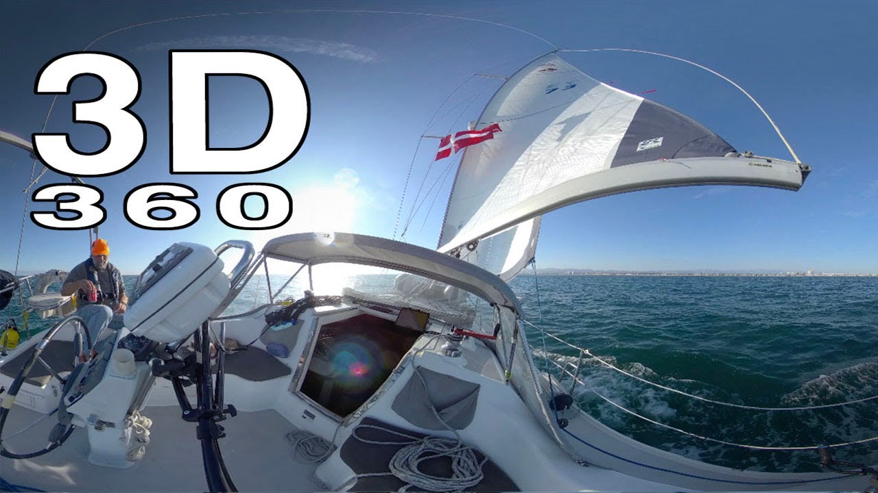 360 3D on gimbal sailing 8K YouTube injected