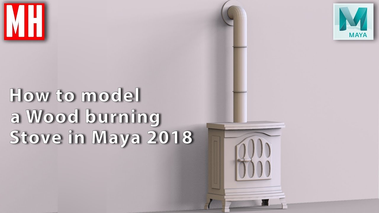 Урок по моделированию в Maya 2018: Как смоделировать дровяную печь
