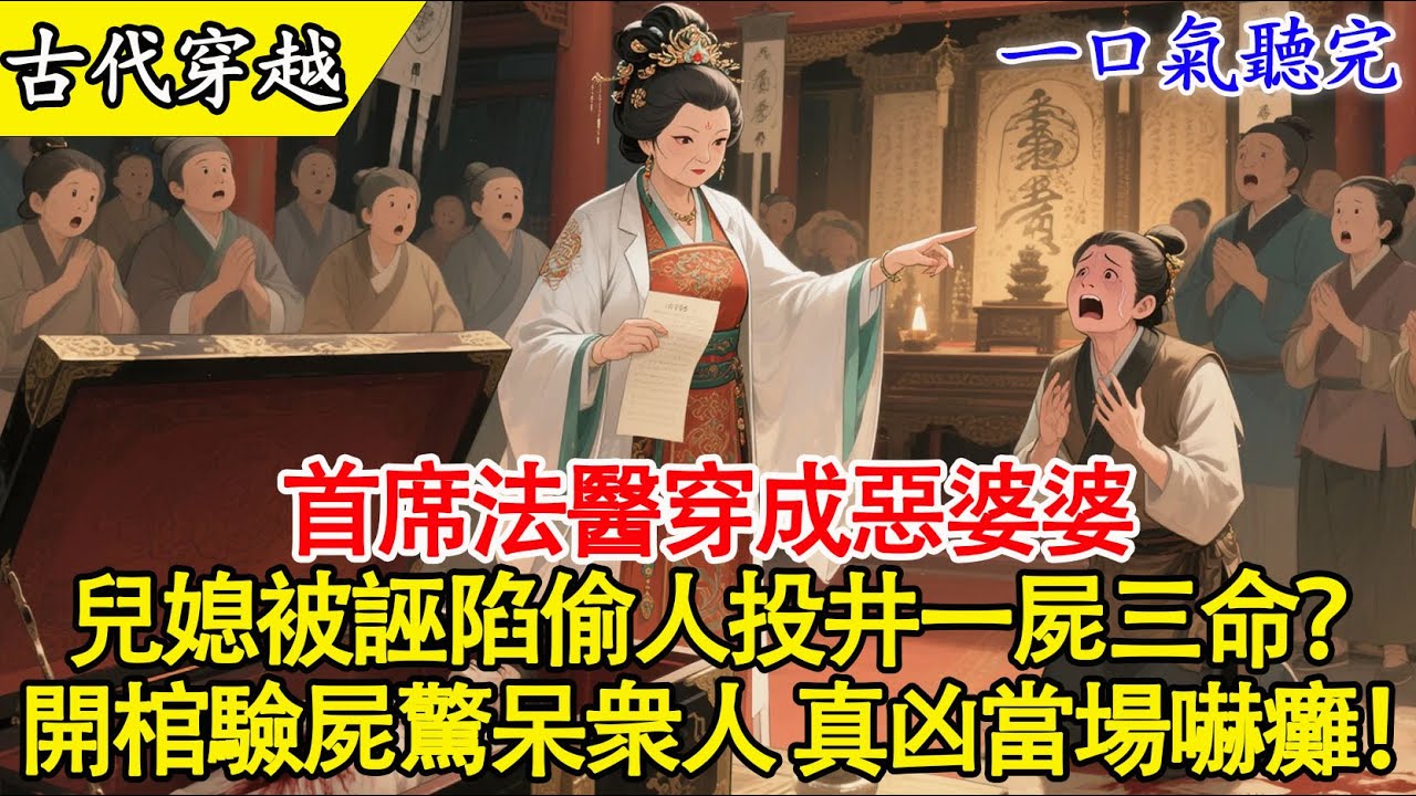 【一口氣聽完】首席法醫穿成惡婆婆，兒媳被誣陷偷人投井一屍三命？開棺驗屍驚呆衆人，真凶當場嚇癱！#穿越 #爽文 #有聲書 #大女主 #古言 #原創