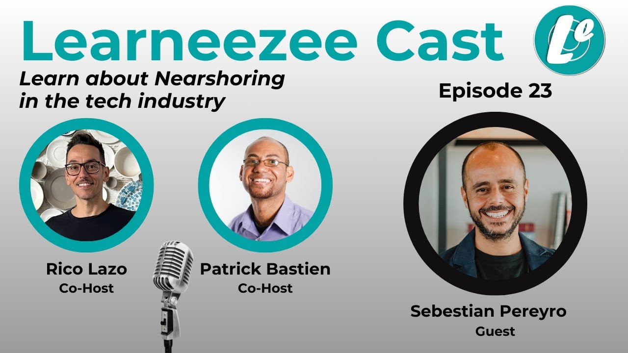 Learneezee Cast: Episode 23 w/ Pat Bastien & Rico Lazo - Guest: Seba Pereyro